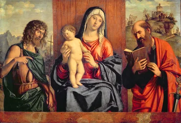 Madone et Enfant avec Saint Jean-Baptiste et Saint Paul